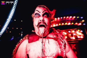 circus sideshow the great gordo gamsby sword swallowing juggling nightclub freakshow strongman